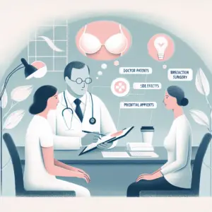 Imagem ilustrativa para o artigo sobre Quais são os riscos da mastopexia? Pontos de atenção e orientações para uma cirurgia mais segura