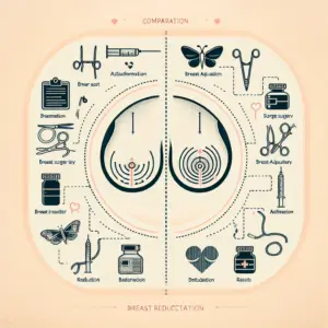 Imagem ilustrativa para o artigo sobre Qual a chance de uma cirurgia de silicone dar errado? Principais riscos, como prevenir e quando se preocupar