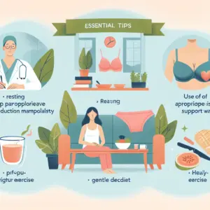 Imagem ilustrativa para o artigo sobre Como Levantar Sozinha Após Mamoplastia Redutora: Passos Seguros Para Facilitar a Mobilidade no Pós-Operatório